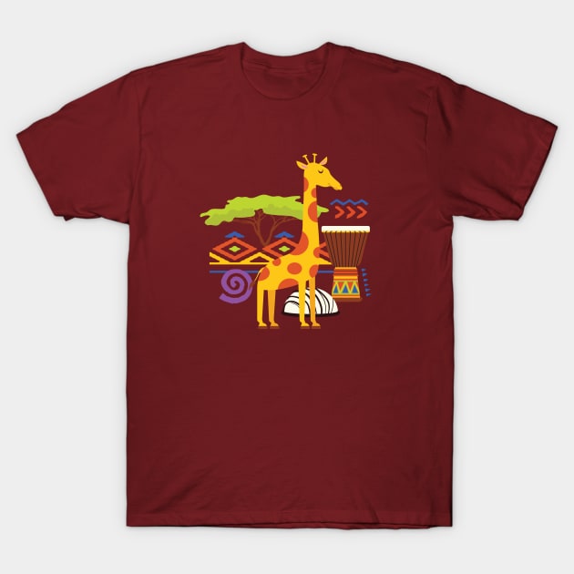 African Animal Lodge T-Shirt by SarahLouiseNicholson